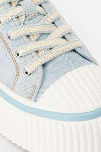 Sneakers basses Ami 1980 en tissu - Bleached Blue