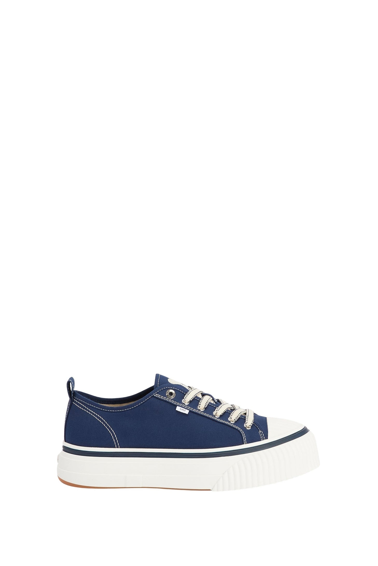 Sneakers basses Ami 1980 en tissu - Nautic Blue