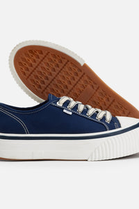 Sneakers basses Ami 1980 en tissu - Nautic Blue