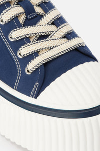 Sneakers basses Ami 1980 en tissu - Nautic Blue