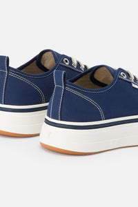 Sneakers basses Ami 1980 en tissu - Nautic Blue