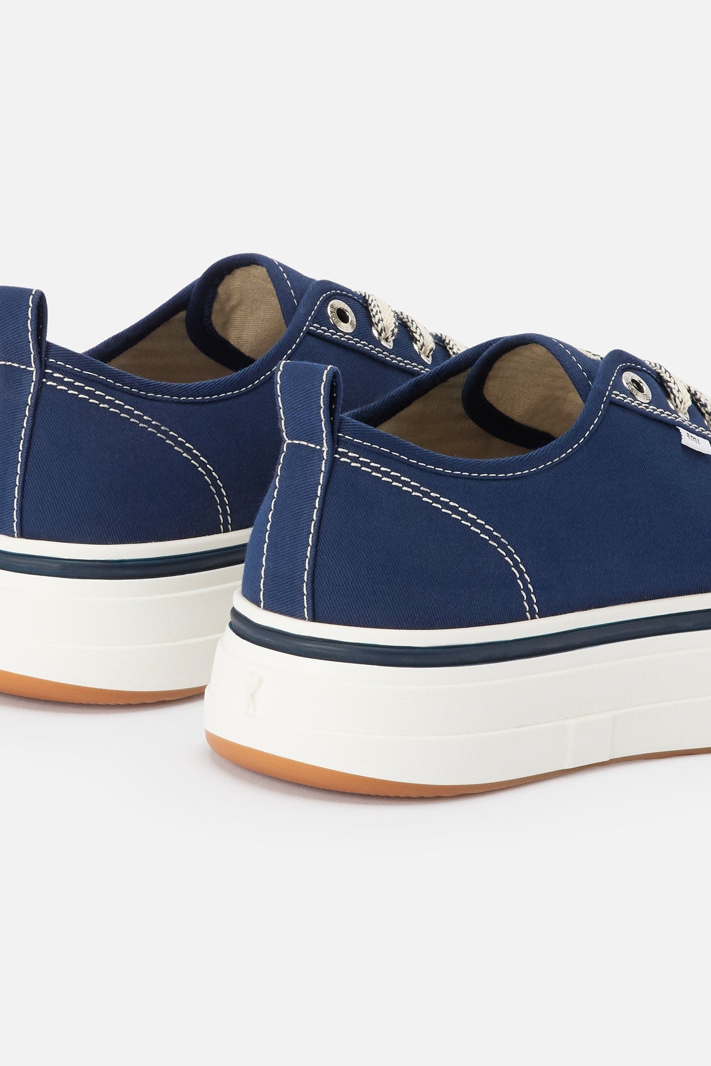 Sneakers basses Ami 1980 en tissu - Nautic Blue