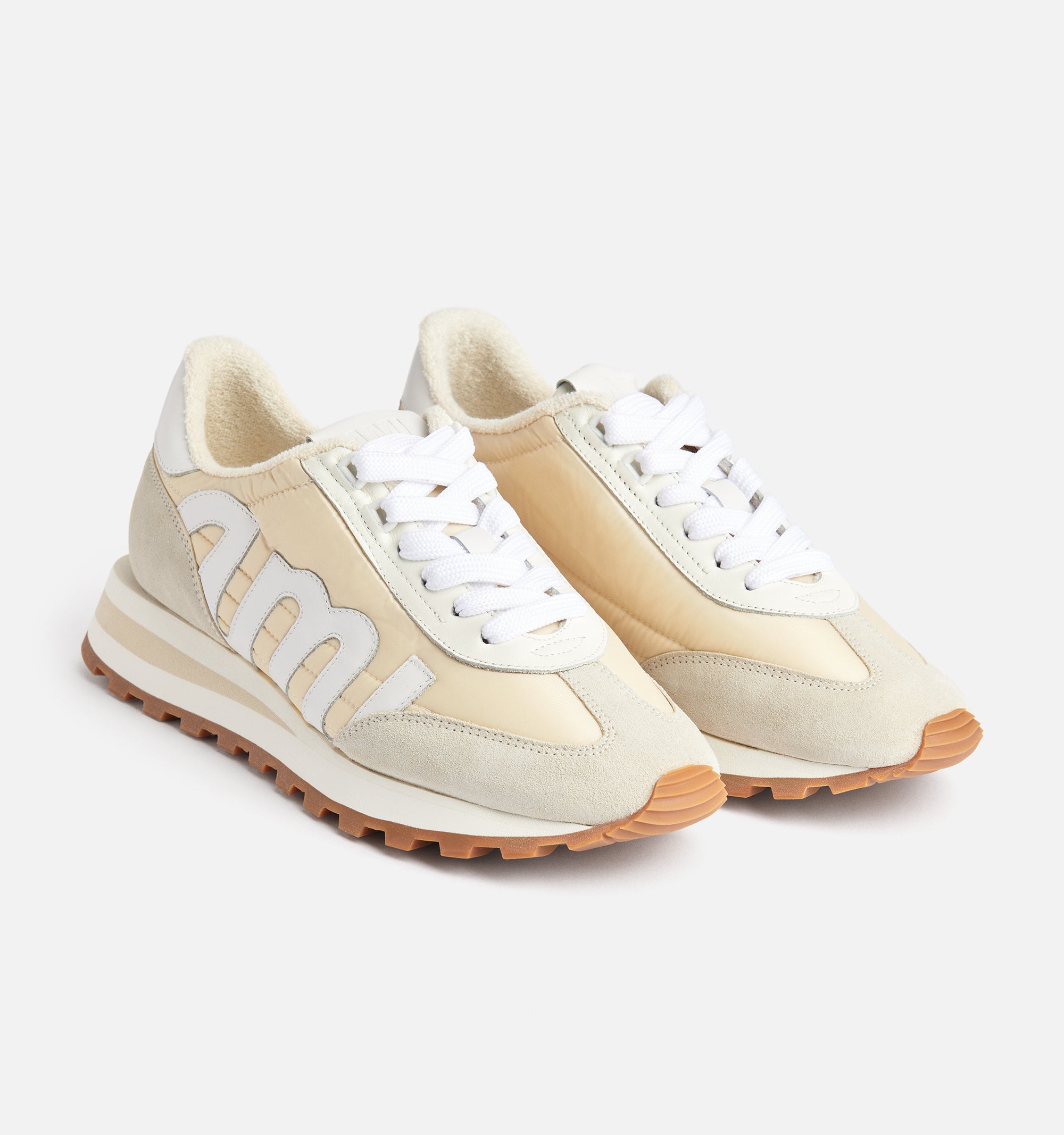 Sneakers basses Ami Rush en tissu - Off White