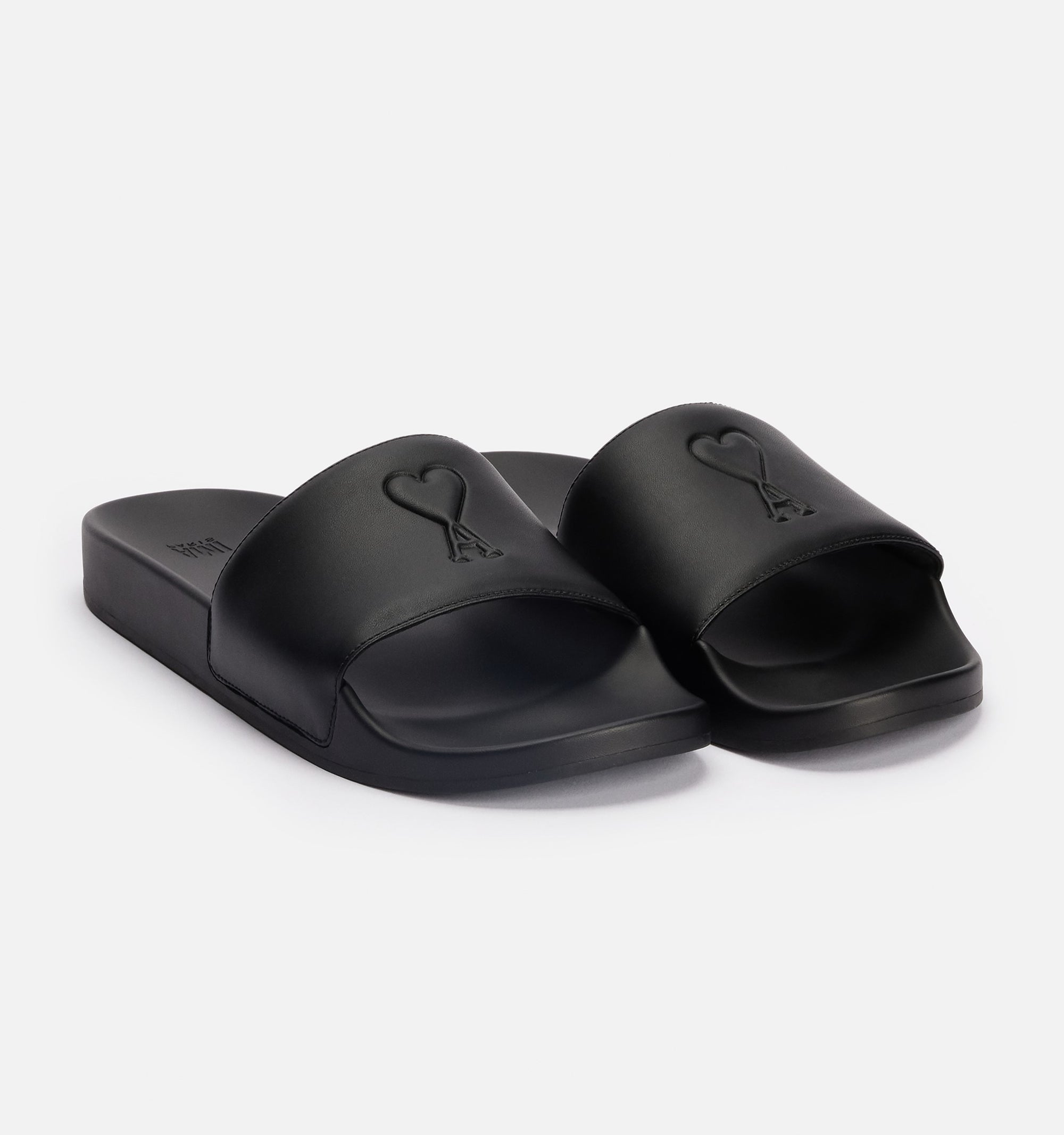 Mules Ami de Cœur avec logo - Black