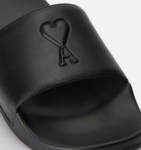 Mules Ami de Cœur avec logo - Black