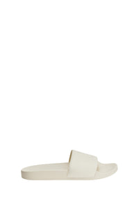 Mules Ami de Cœur avec logo - Off White