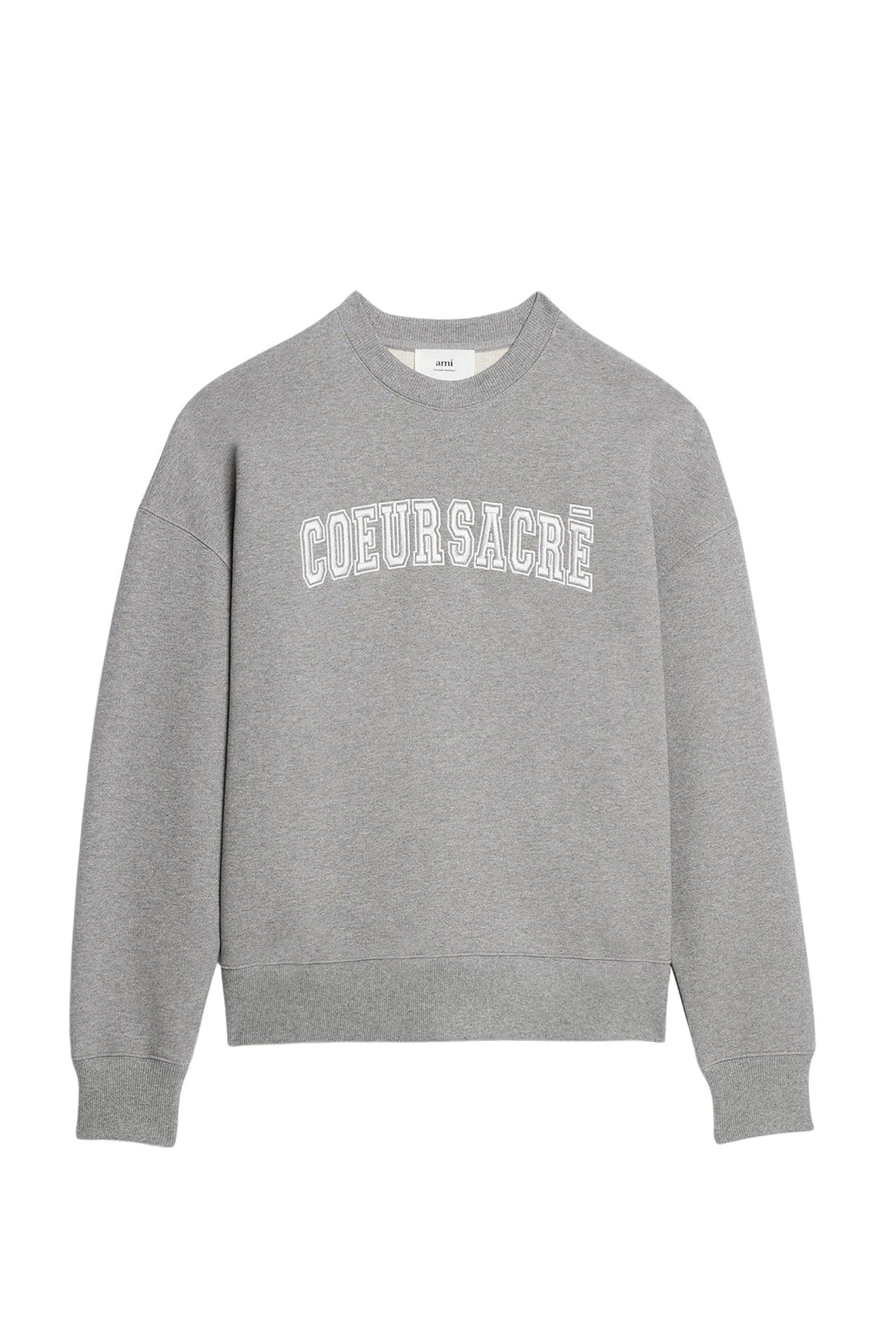 Sweatshirt Cœur Sacré à col rond - Heather Grey