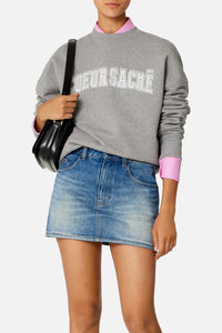 Sweatshirt Cœur Sacré à col rond - Heather Grey