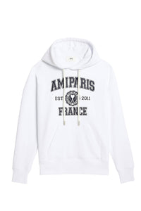 Sweat à capuche Ami Paris - White