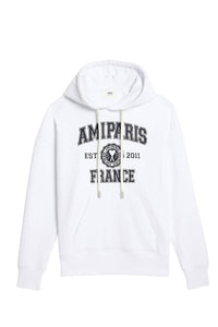 Sweat à capuche Ami Paris - White