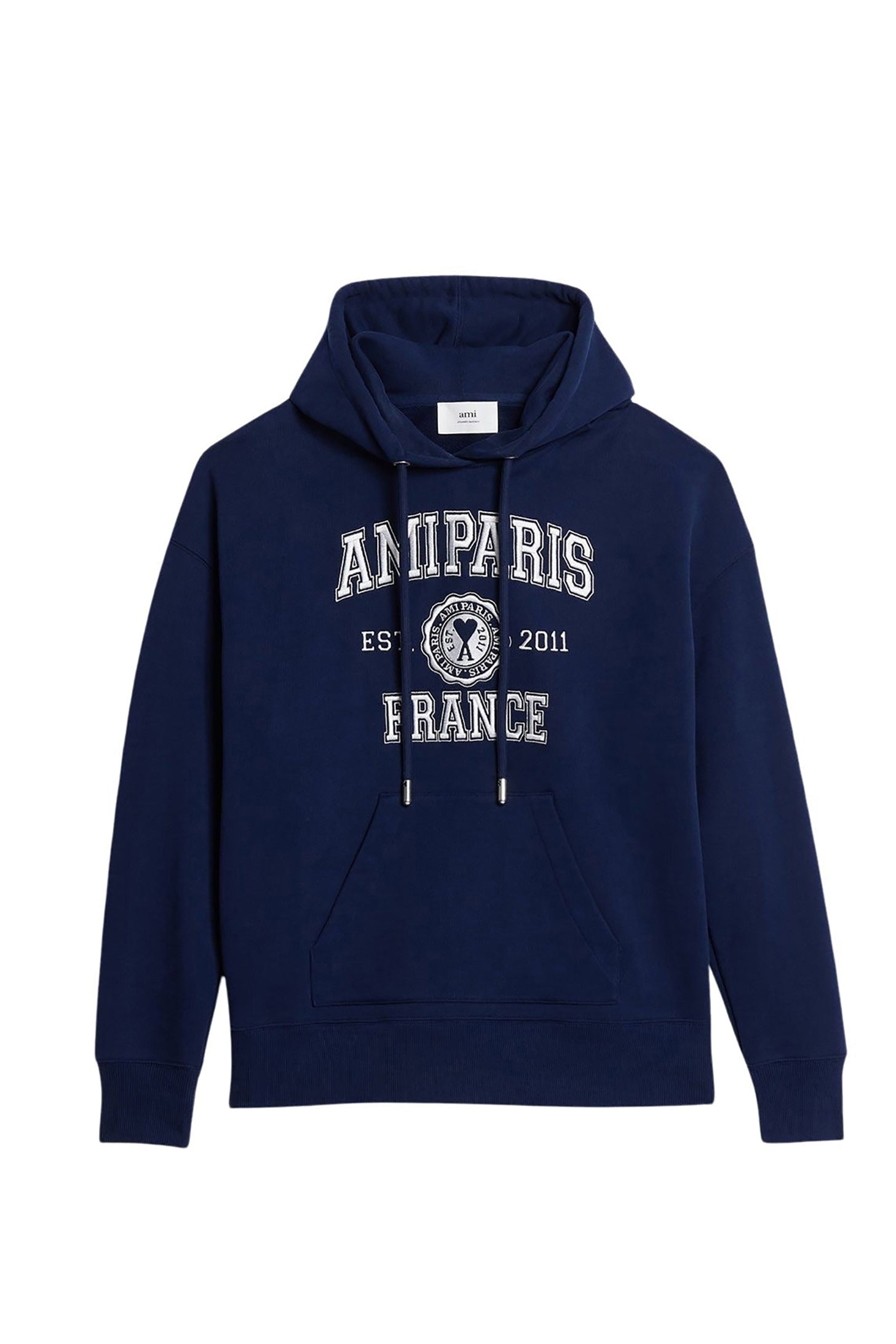 Sweat à capuche Ami Paris - Nautic Blue