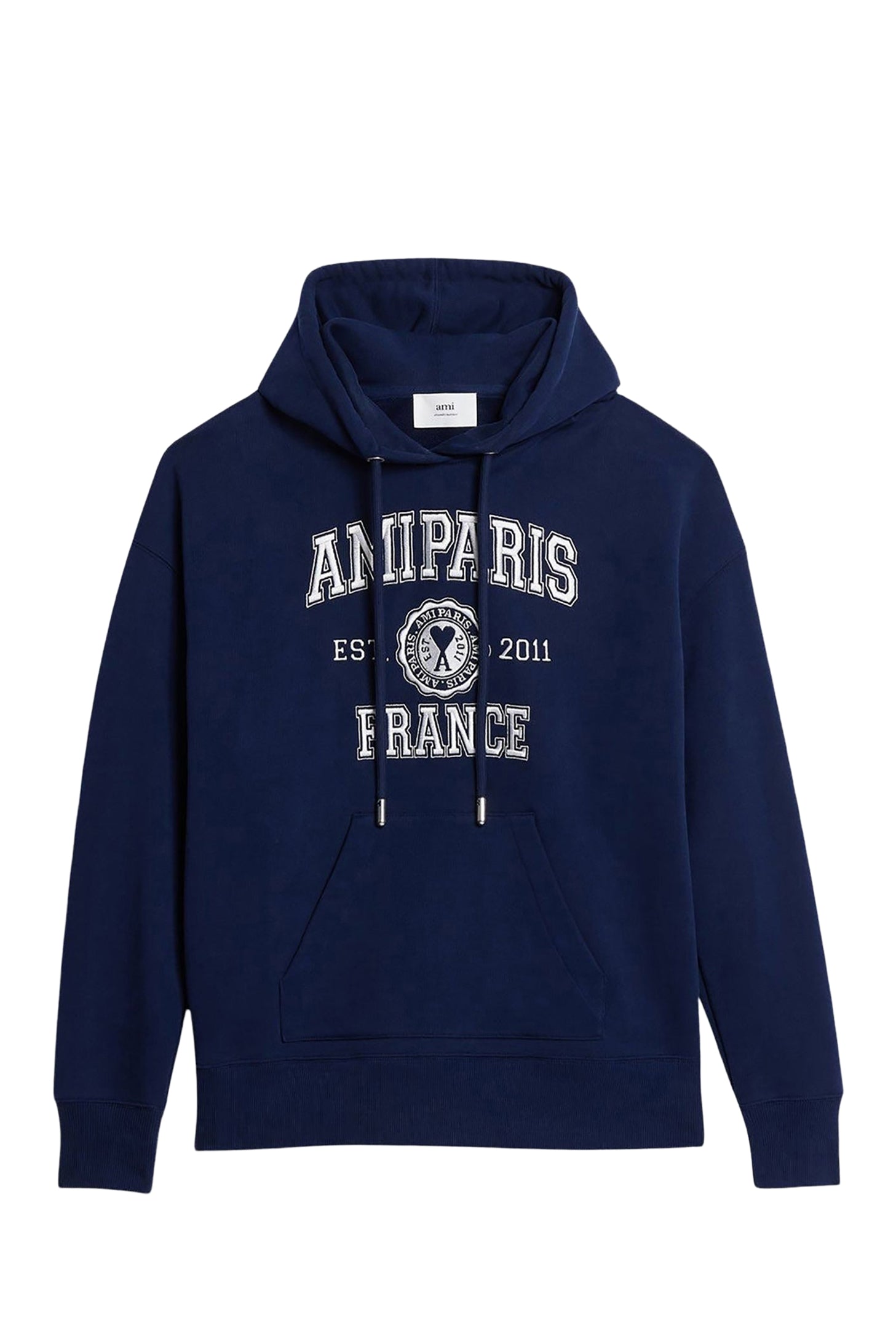 Sweat à capuche Ami Paris - Nautic Blue
