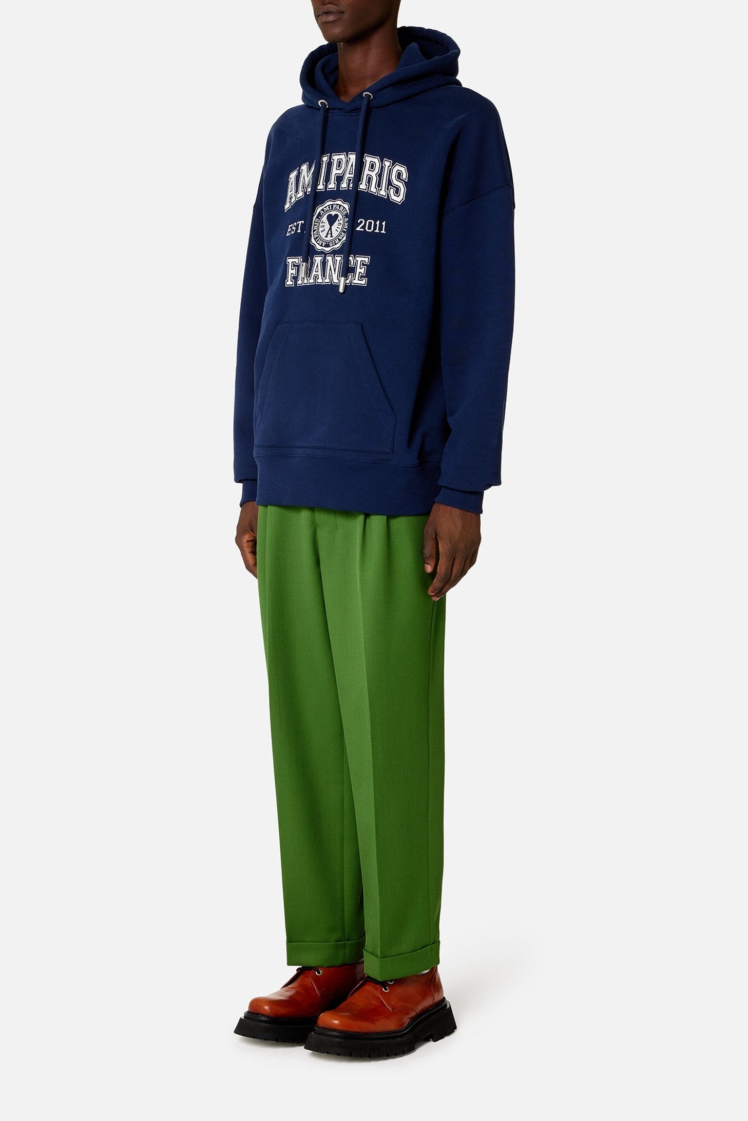 Sweat à capuche Ami Paris - Nautic Blue