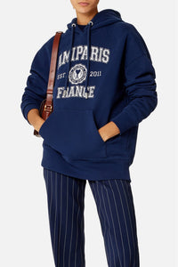 Sweat à capuche Ami Paris - Nautic Blue