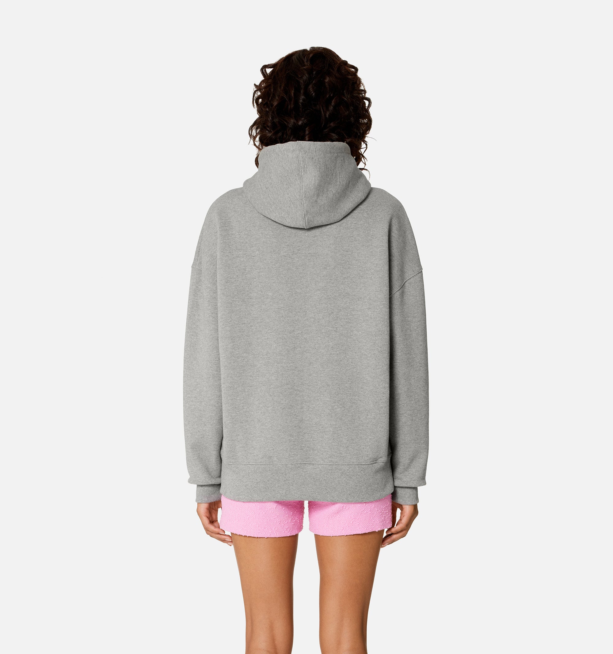 Sweat à capuche Cœur Sacré - Heather Grey