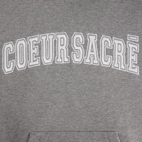 Sweat à capuche Cœur Sacré - Heather Grey