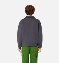 Sweatshirt Ami de Cœur zippé - Stone Grey