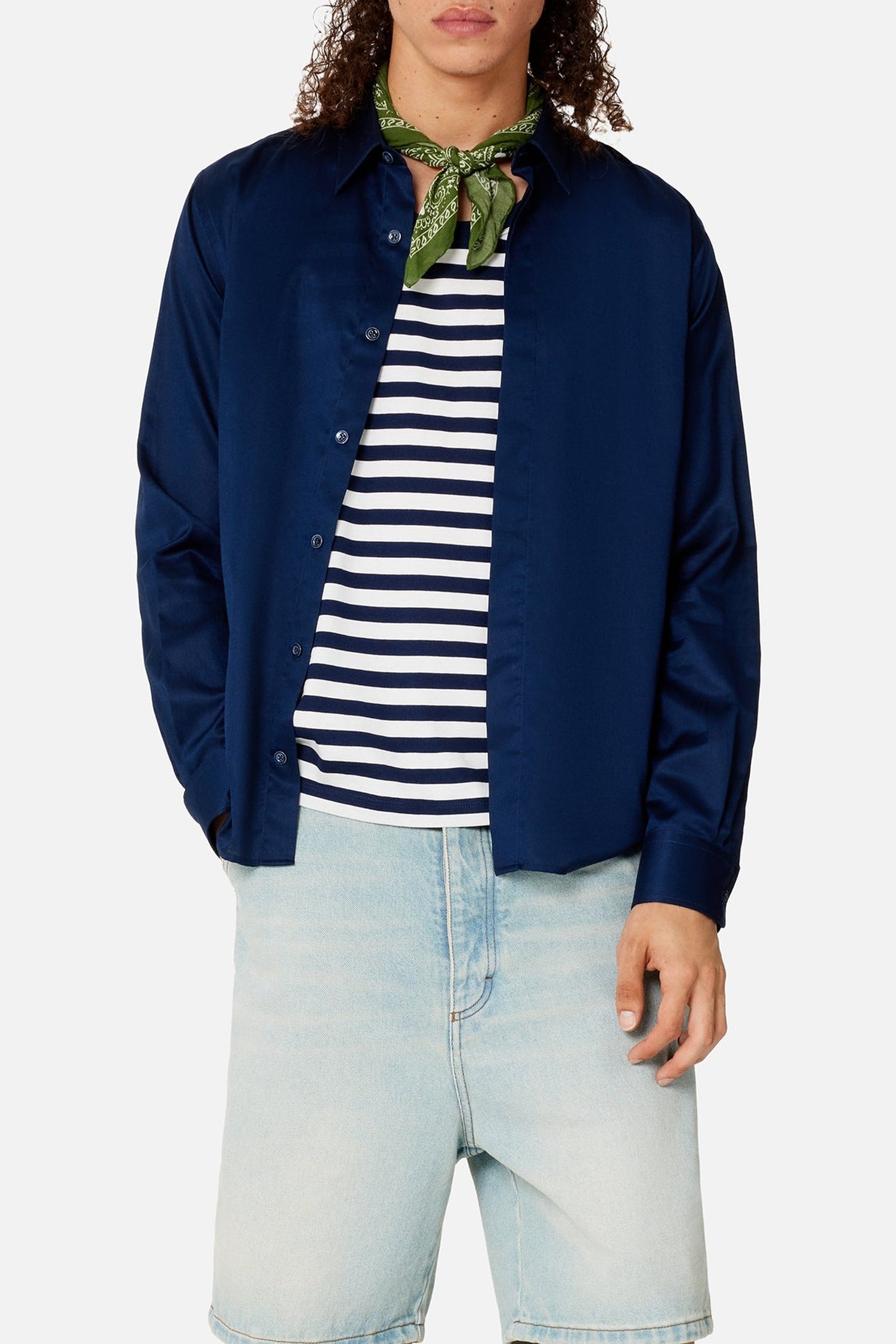 Débardeur Ami de Cœur à rayures - Nautic Blue & Natural White