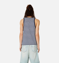 Débardeur Ami de Cœur à rayures - Nautic Blue & Natural White