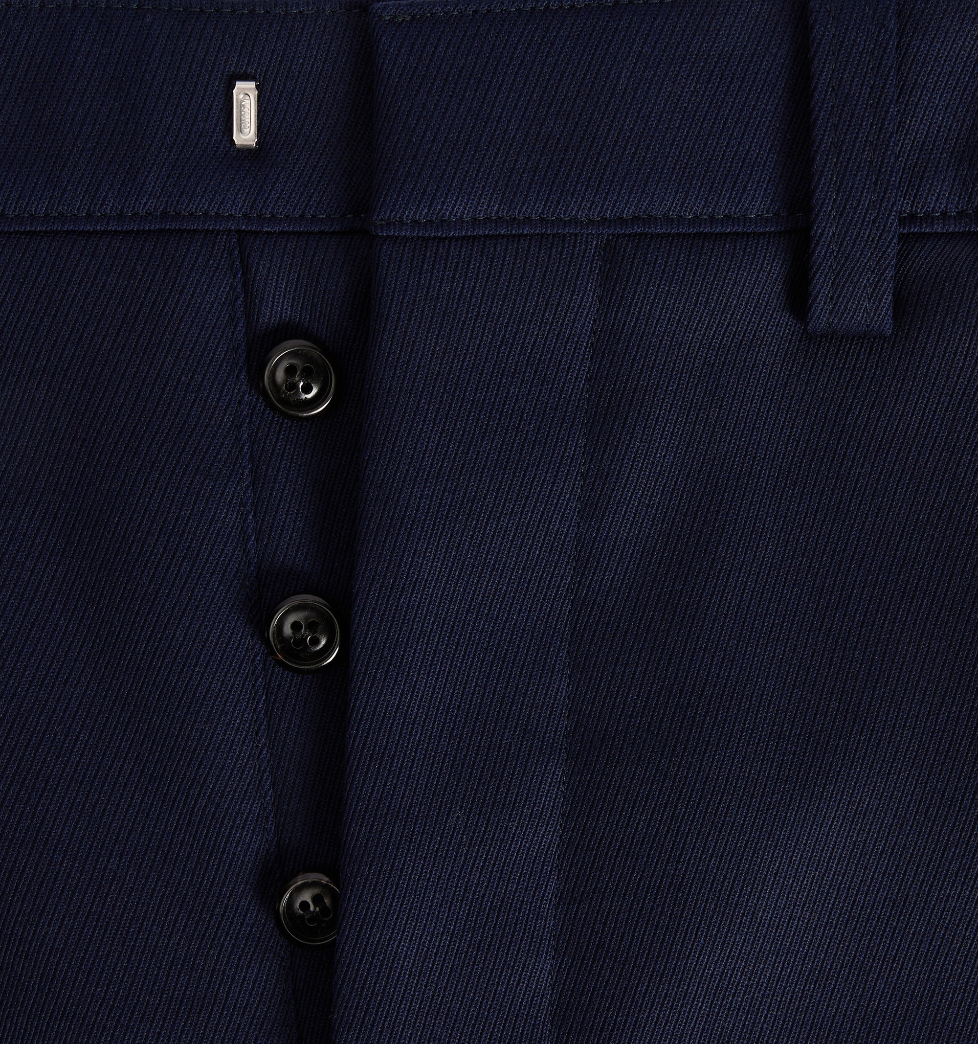 Pantalon large en laine - Nautic Blue