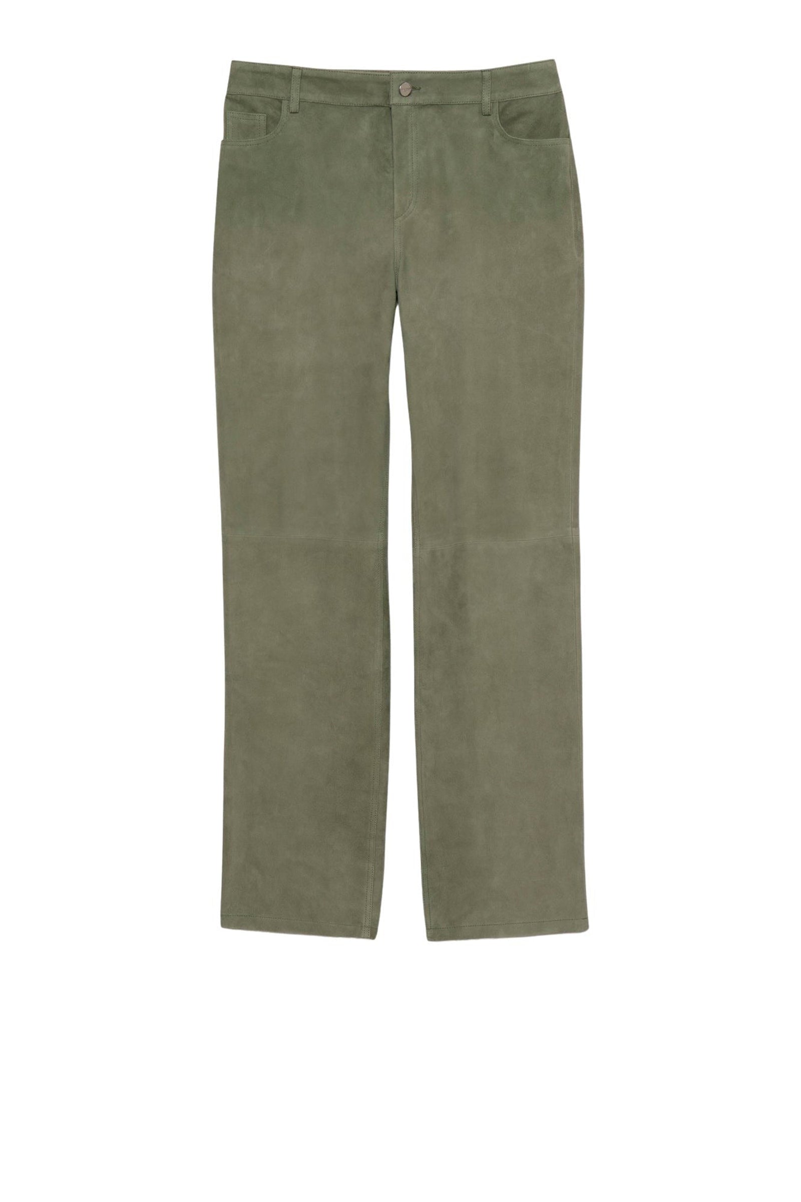 1 QTY NEW PANTALON EN CUIR VELOURS