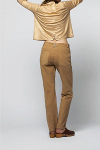 1 QTY RELIQUAT ST 100% QTY VENDU 1/1 PANTALON EN CUIR VELOURS