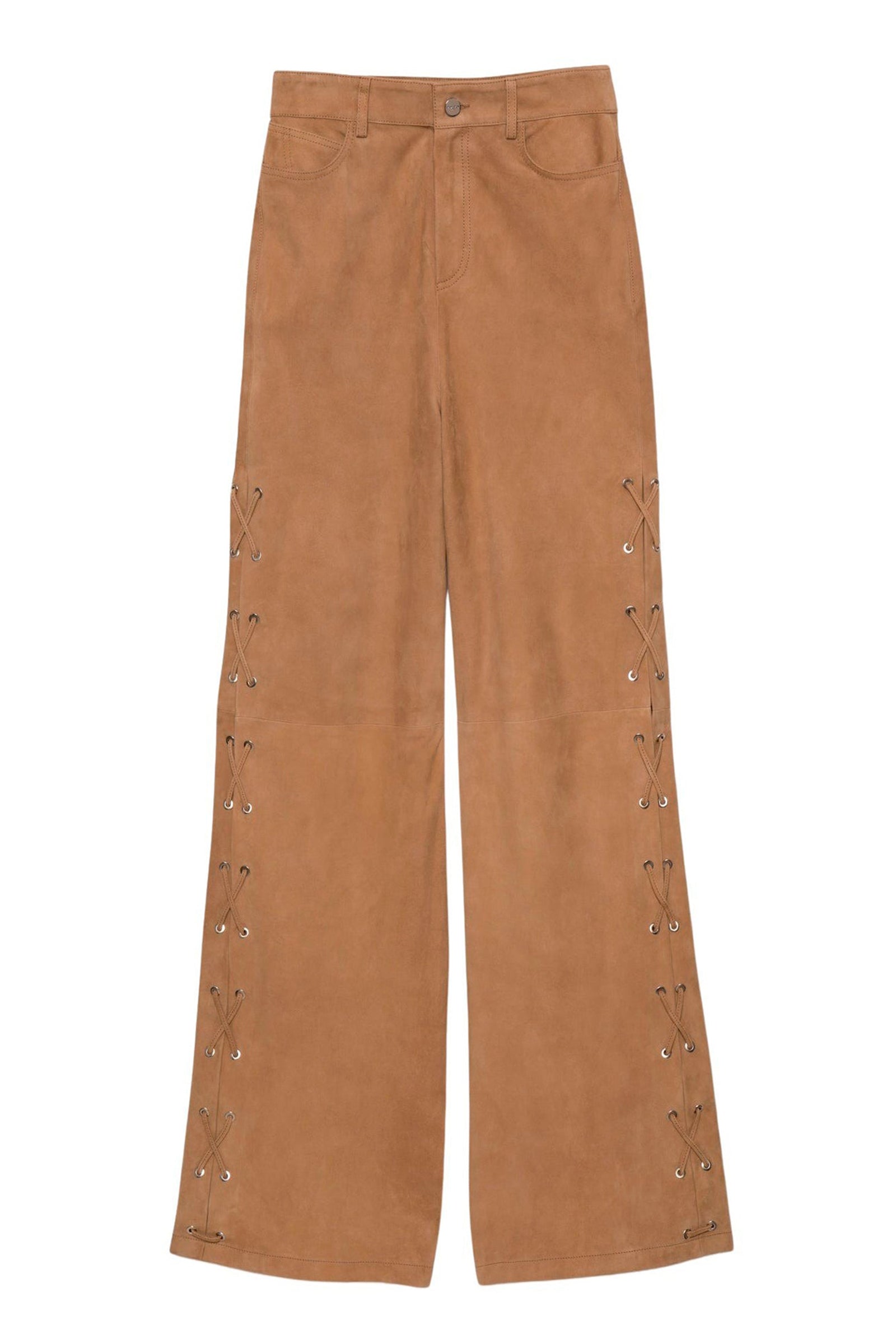 1 QTY RELIQUAT ST 13% QTY VENDU 1/8 PANTALON EN CUIR VELOURS LACE