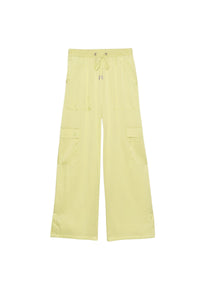 Pantalon Bowen cargo en soie - Limonade