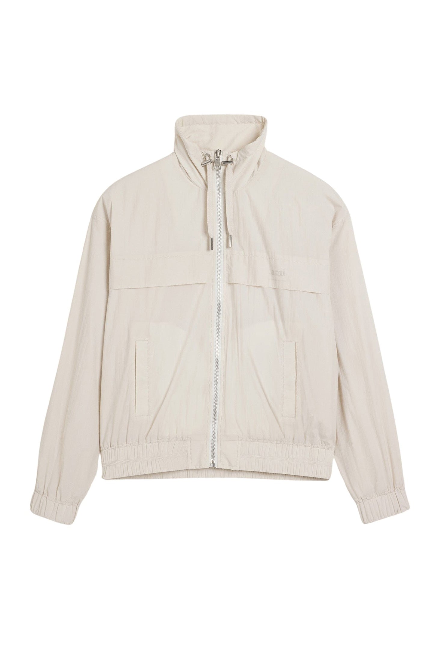 Veste coupe-vent Ami Alexandre Mattiussi zippée - Chalk