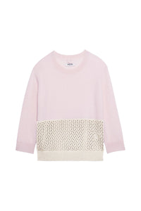 Pacha two-ply wool and cashmere jumper - Baby Pink