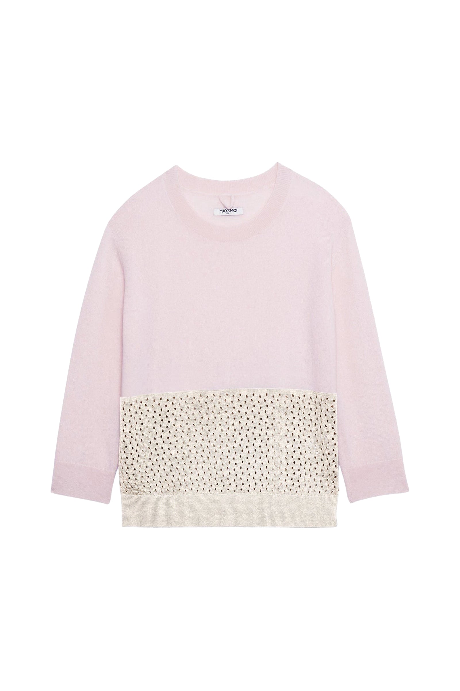 Pacha two-ply wool and cashmere jumper - Baby Pink