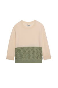 Pacha two-ply wool and cashmere jumper - Almond