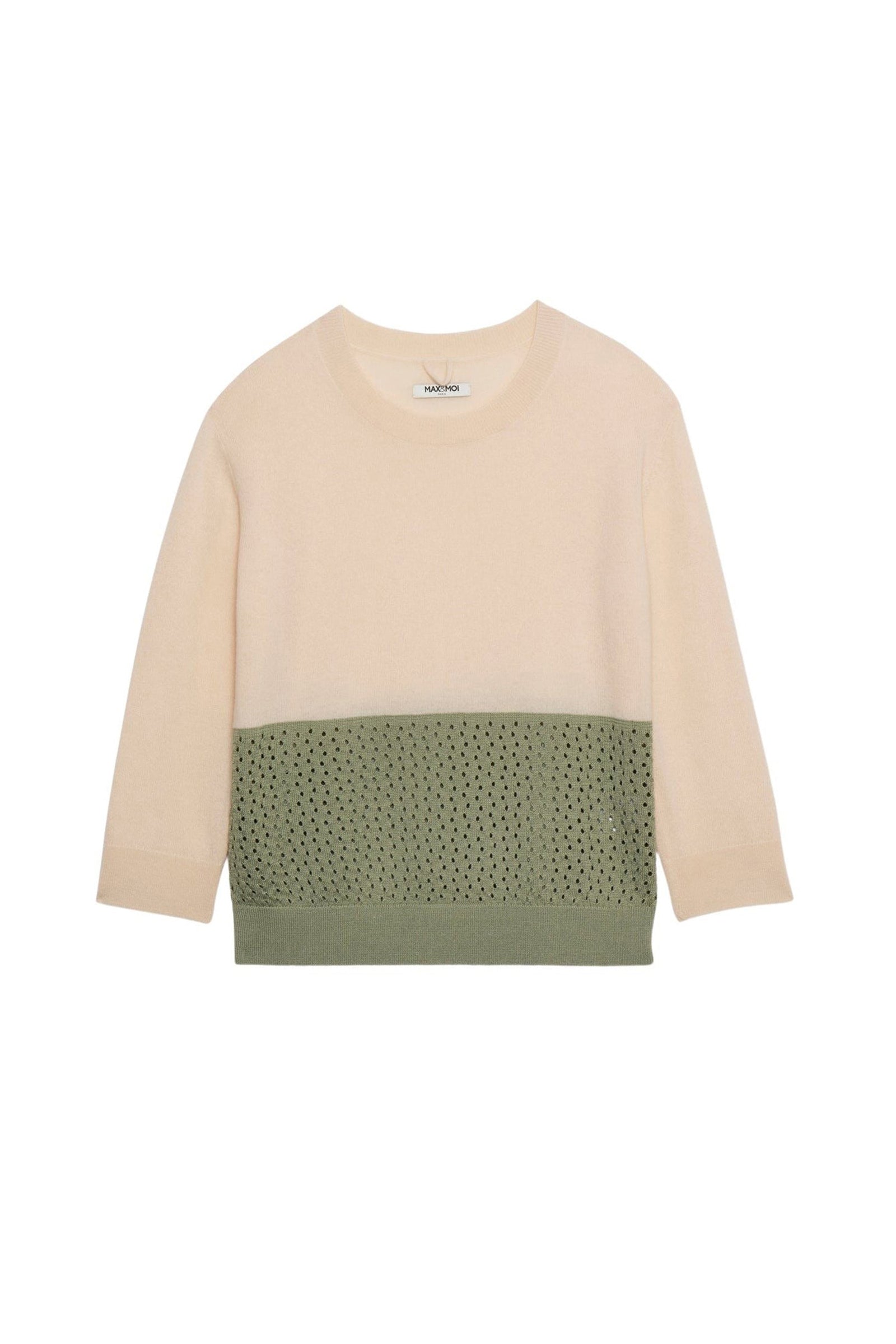 Pacha two-ply wool and cashmere jumper - Almond
