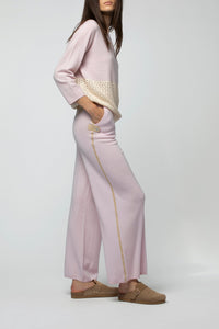 Pacha two-ply wool and cashmere jumper - Baby Pink