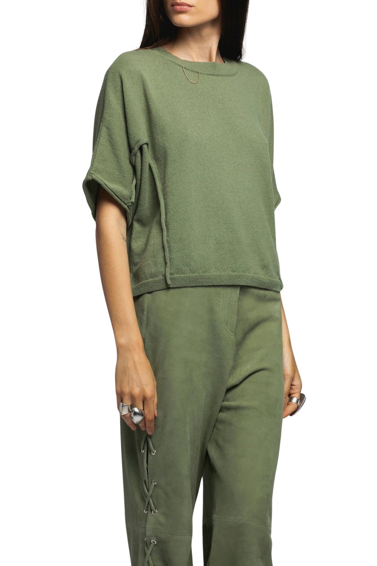 Penda loose cashmere jumper - Almond