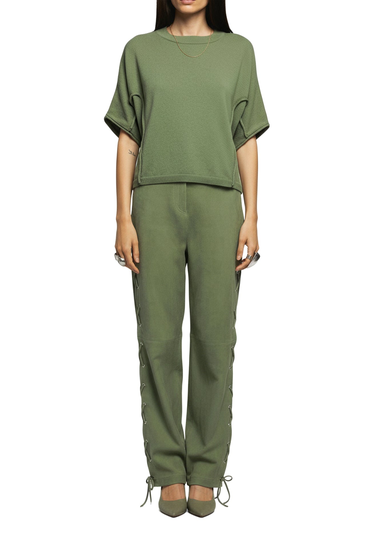 Penda loose cashmere jumper - Almond