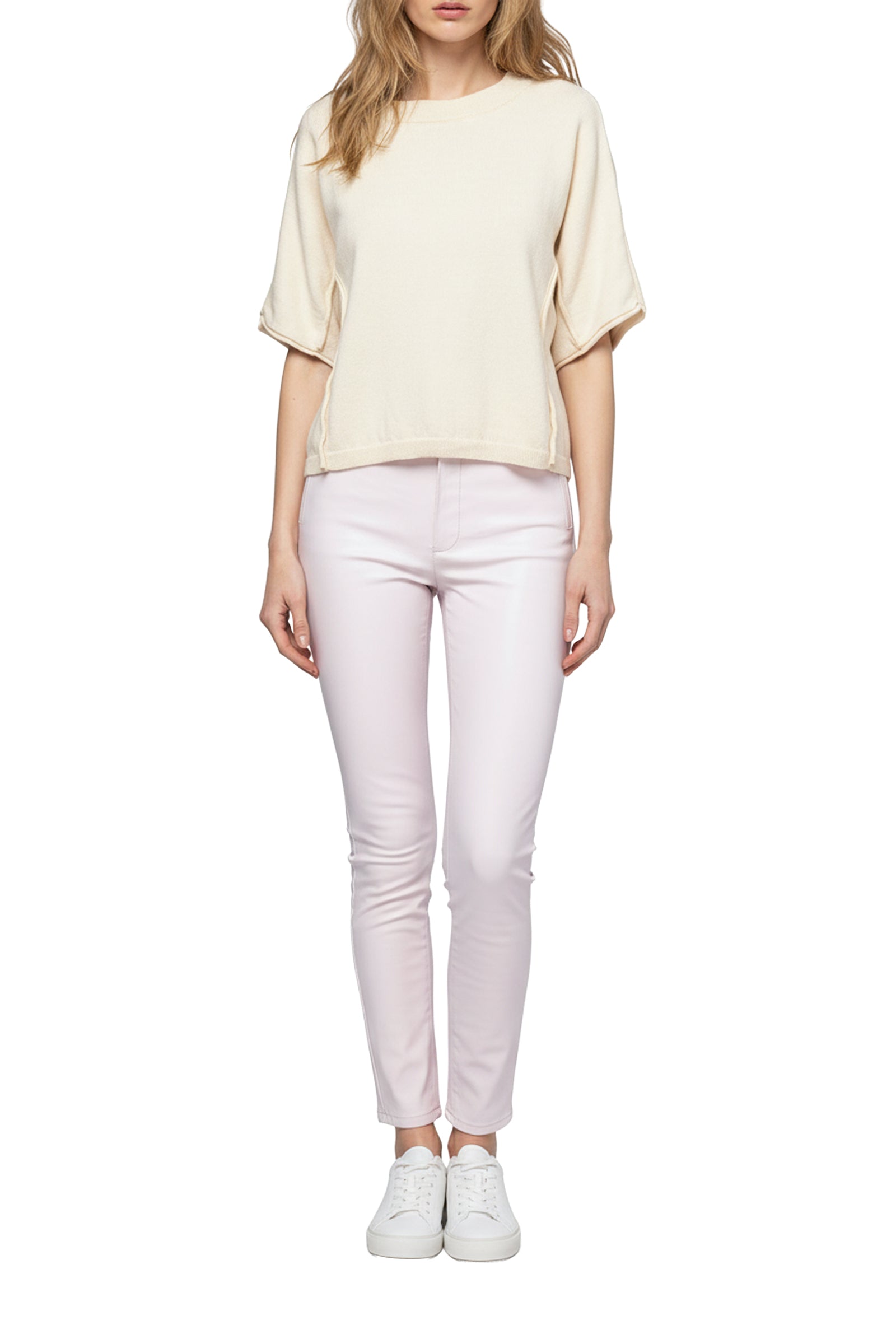 Penda loose cashmere jumper - Linen