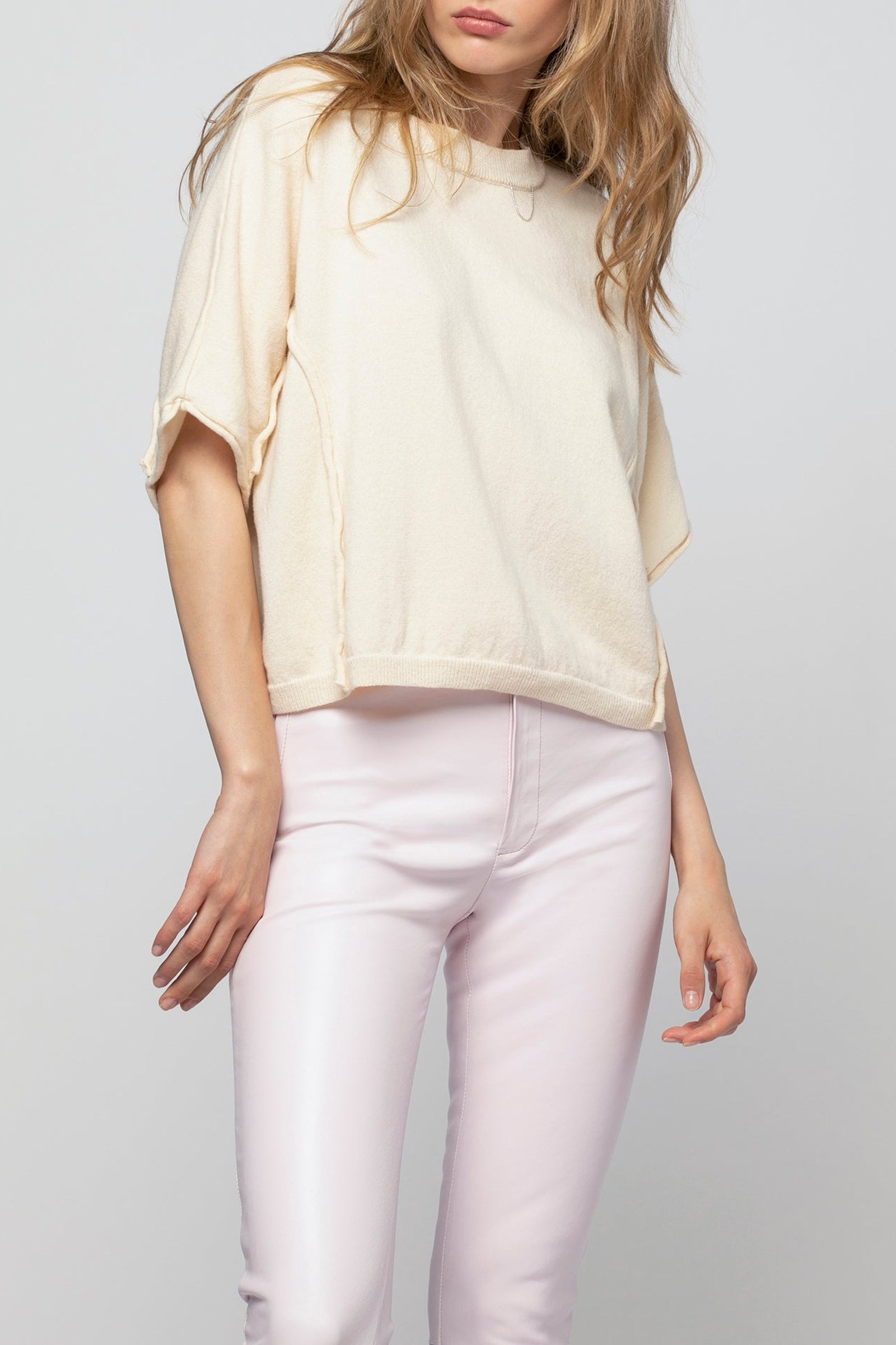 Penda loose cashmere jumper - Linen