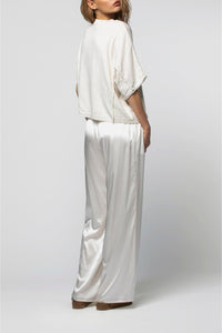 Penda loose cashmere jumper - White