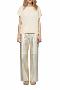 Penelope cashmere sleeveless jumper - Linen