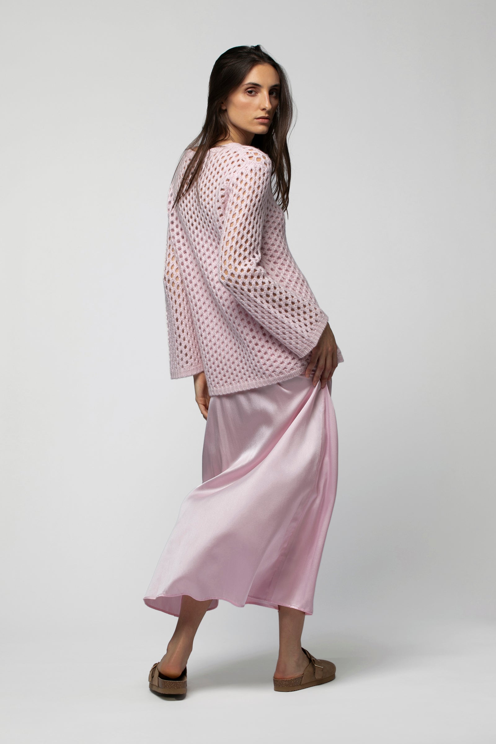 1 QTY RELIQUAT ST 100% QTY VENDU 1/1 PULL MAILLE AJOUREE