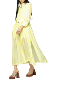 Robe Raeva longue ceinturée - Limonade