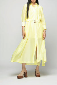 Robe Raeva longue ceinturée - Limonade