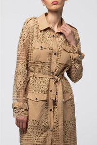 Roxa shirt dress, broderie anglaise - Dune