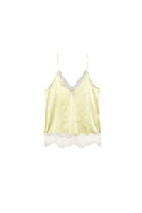 Tia silk and lace camisole - Lemonade