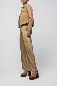 Virna short jacket, broderie anglaise - Dune