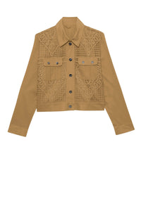 Virna short jacket, broderie anglaise - Dune