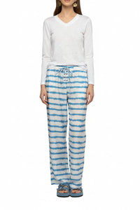 Pantalon Ballyne ample à imprimé tie-and-dye rayé - Tie & Dye rayé Cie