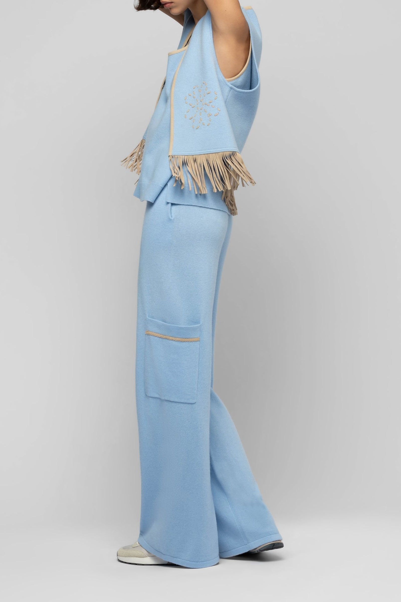 Gapril sleeveless cashmere and wool cardigan - Ciel