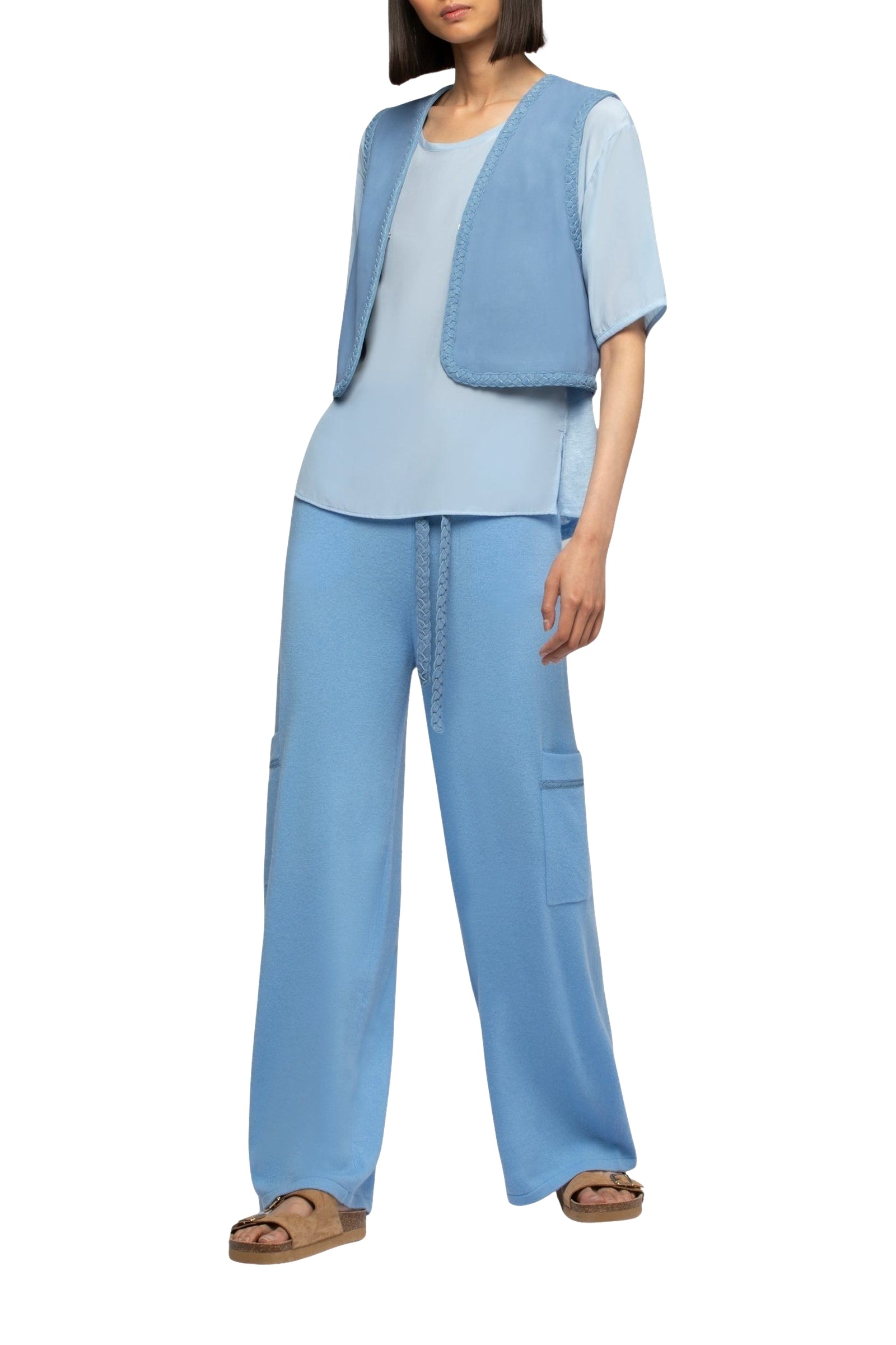 1 QTY NEW GILET SM DETAIL TRESSE